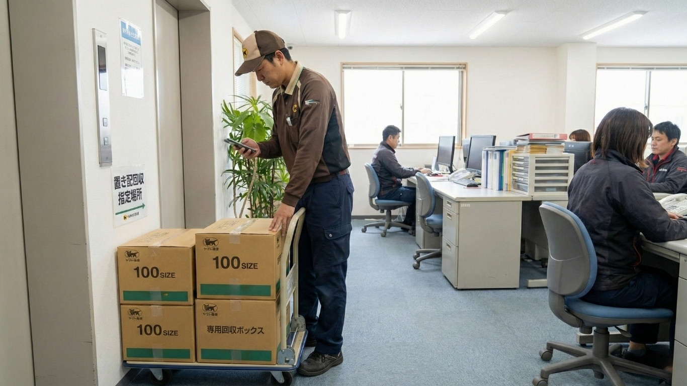 メールで自動集荷